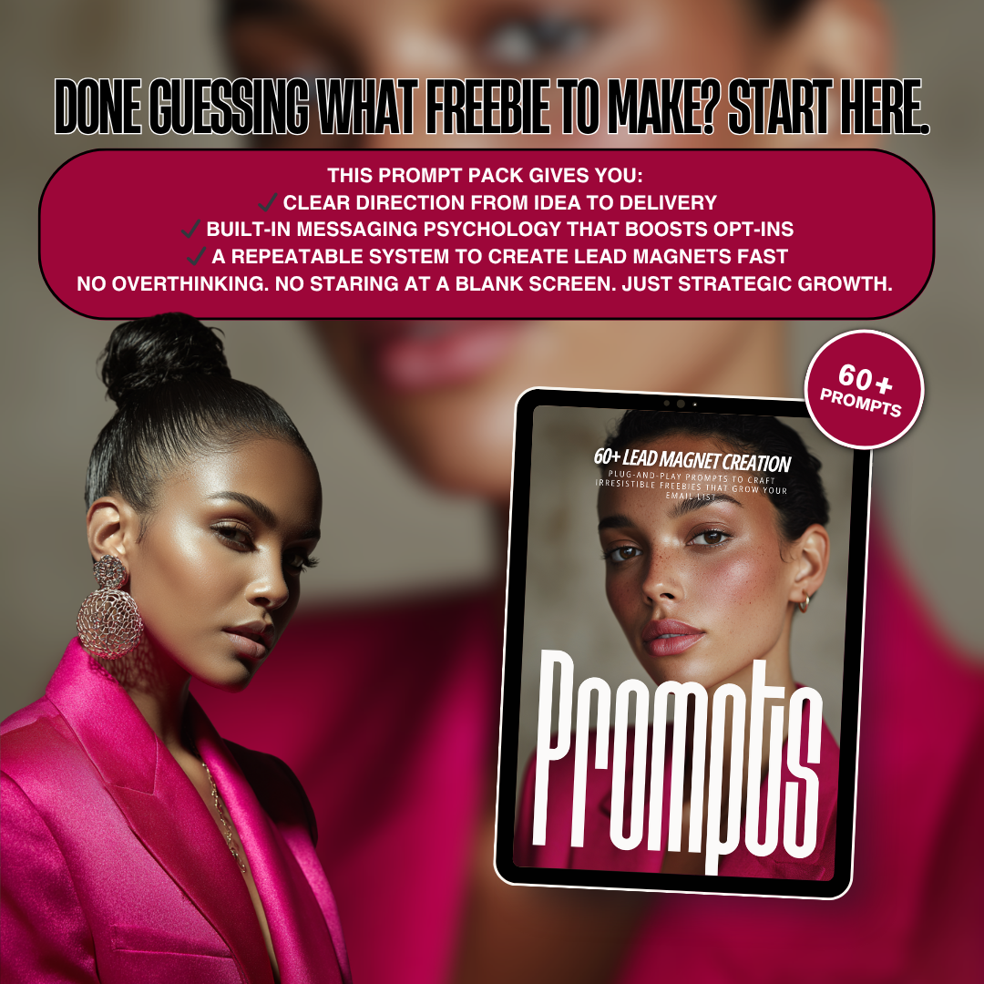 Glossed in Power – 60+ Lead Magnet Creation Prompts (PLR/MRR Included)