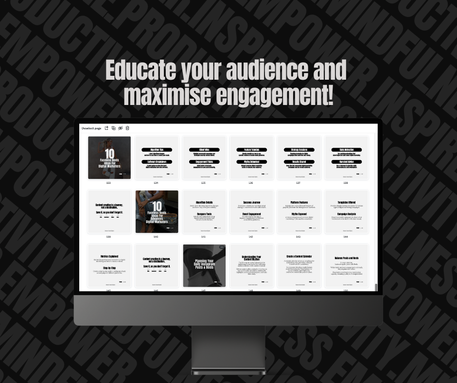 30 Days Of Digital Marketing Carousels Bundle - Resell Ready