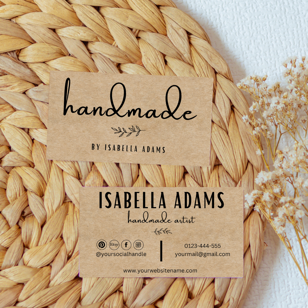 Minimalist Trio: Customizable Business Card Template Set - Resell Ready