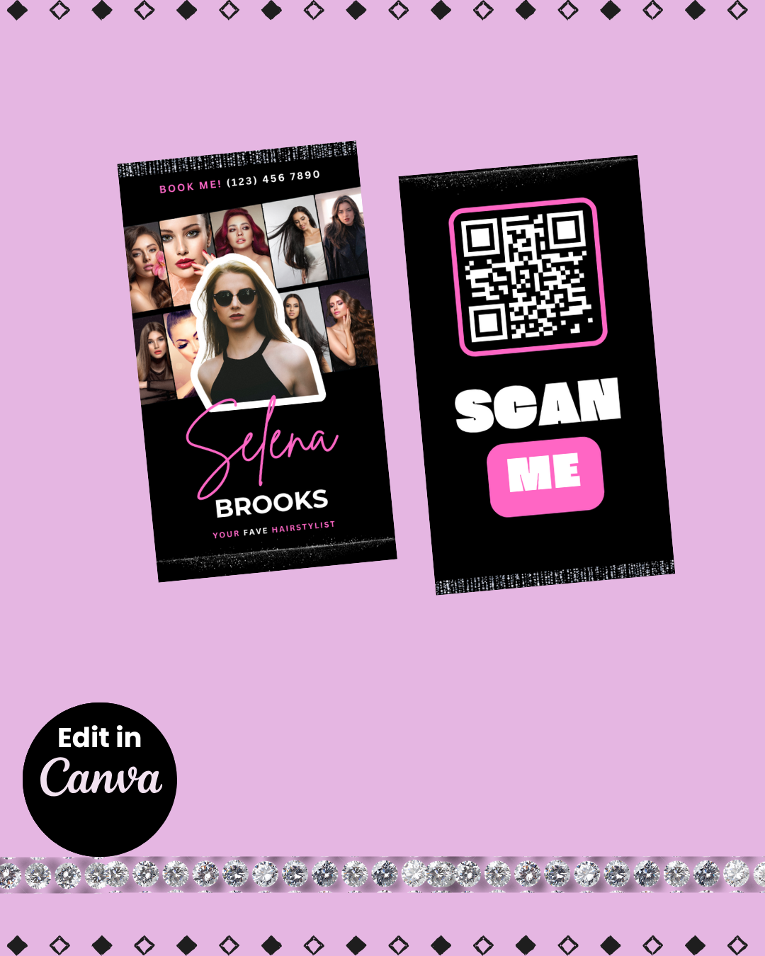Business Card Template | Hairstylist - Resell Ready