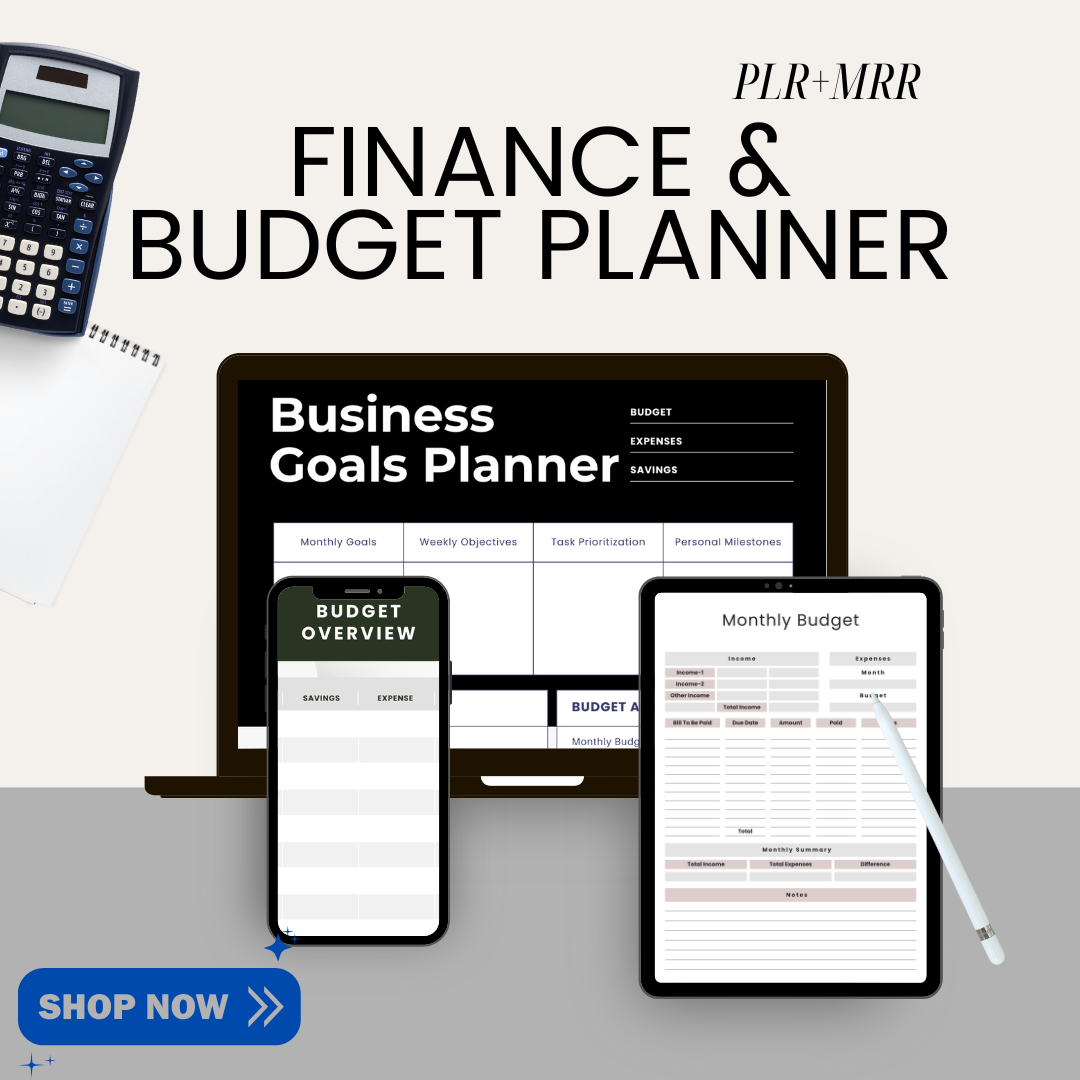 Finance & Budget Planner - Resell Ready