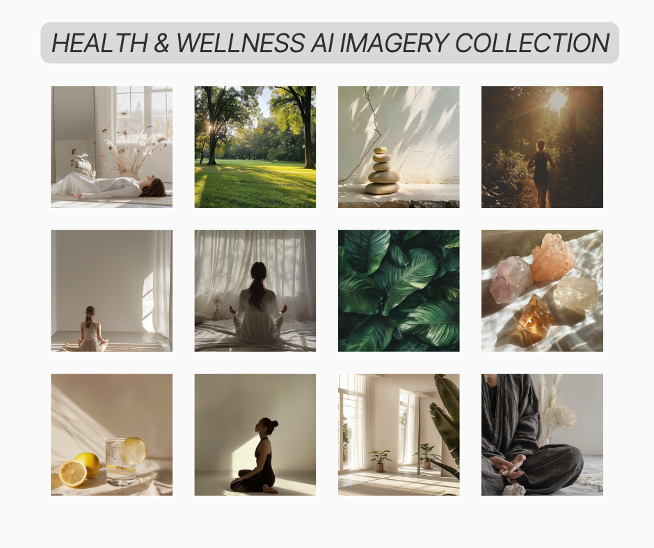 Health & Wellness AI Imagery - Resell Ready