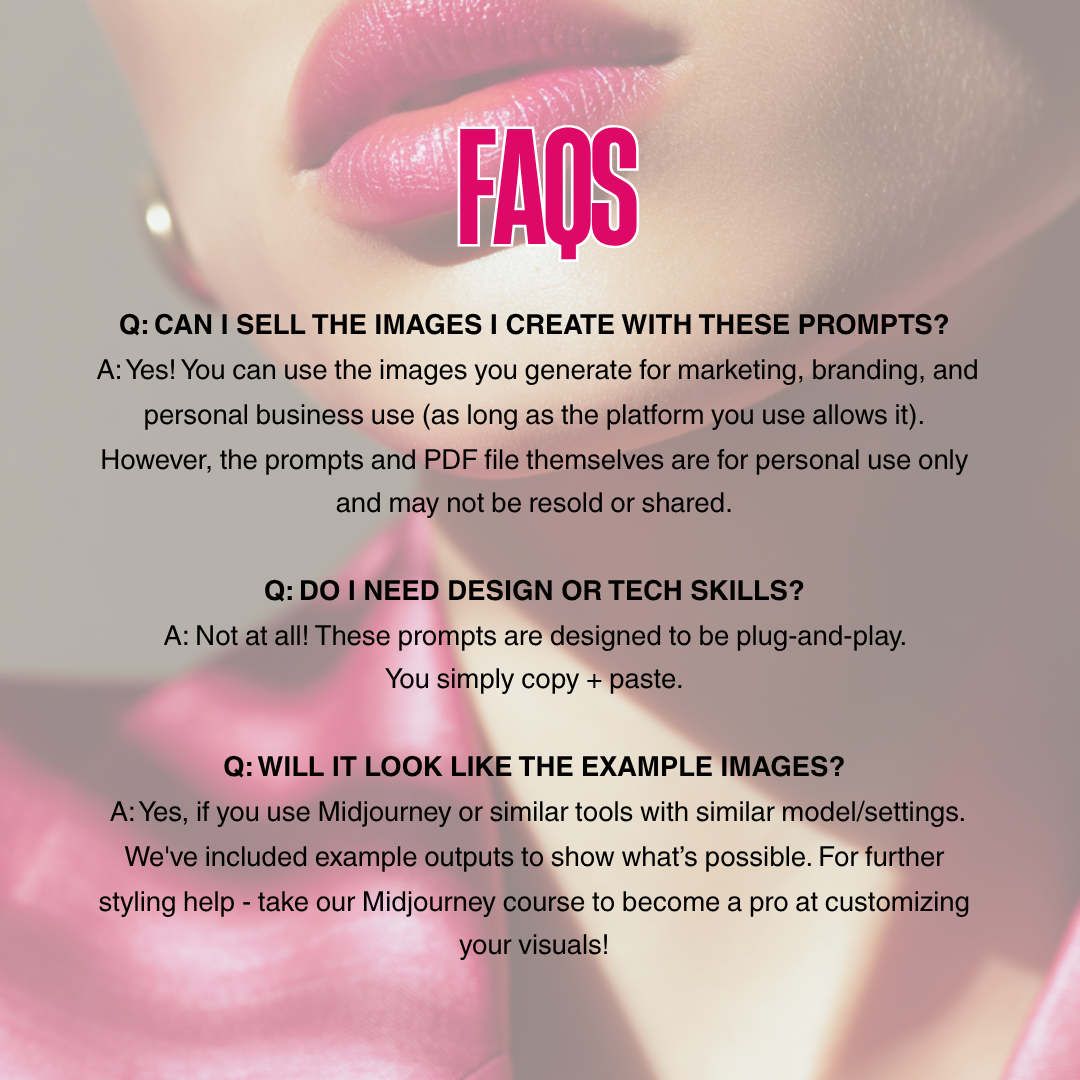 Glossed in Power – AI Prompt Pack for Bold, Faceless, Viral-Ready Branding (with PLR/MRR)