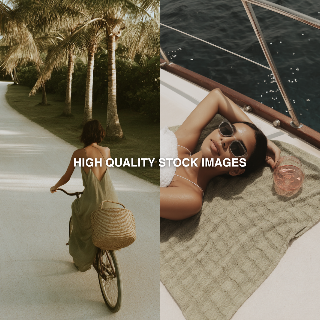 Salt & Sage Stock Image Collection – 80 Coastal-Inspired AI Images with PLR/MRR