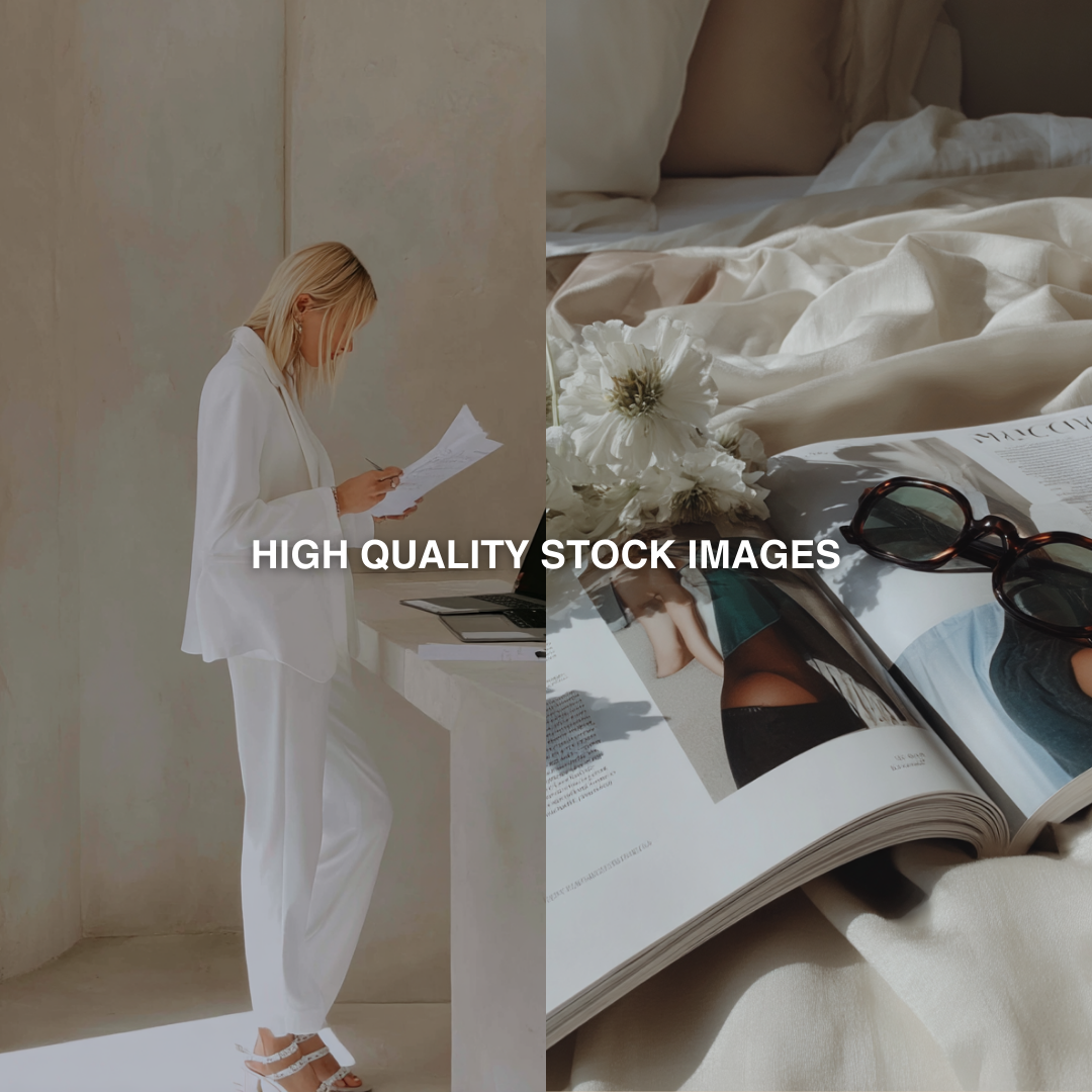 The Minimal CEO – 60 Premium AI Stock Images with MRR/PLR | Luxury Boss Woman Collection