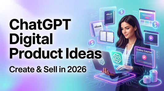 ChatGPT digital product ideas for beginners creating passive income online in 2026