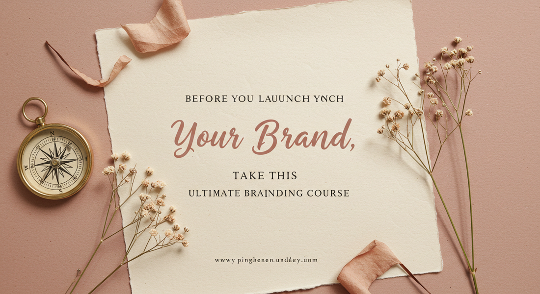 Entrepreneur preparing brand launch after completing an ultimate branding course