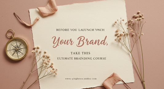 Entrepreneur preparing brand launch after completing an ultimate branding course