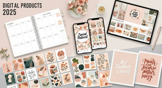 Best digital products to sell on Etsy in 2025 – planners, templates, AI prompts