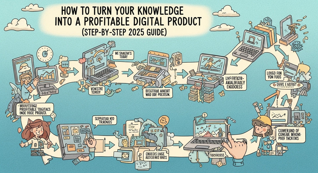 How to turn your knowledge into a profitable digital product in 2025