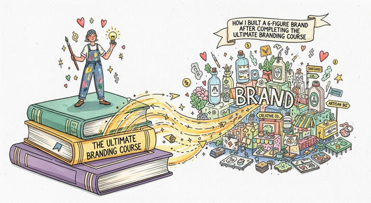 Entrepreneur celebrating six-figure success after completing The Ultimate Branding Course with Master Resell Rights