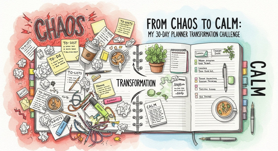 Before and After Planner Transformation: From Chaos to Calm