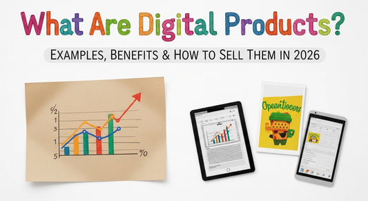 Digital products examples including ebooks templates online courses and printables for passive income in 2026