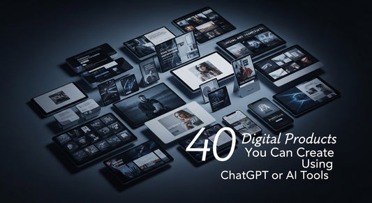 40 digital products you can create using ChatGPT and AI tools for passive income