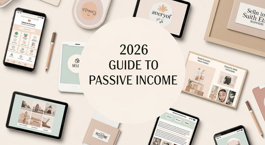 digital products to sell on Etsy for beginners planners templates printables passive income