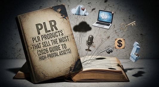 PLR products that sell the most including ebooks, planners, and digital templates for online business success