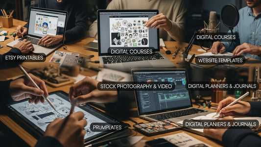 Most profitable digital products to sell online—Etsy planners, AI tools, memberships