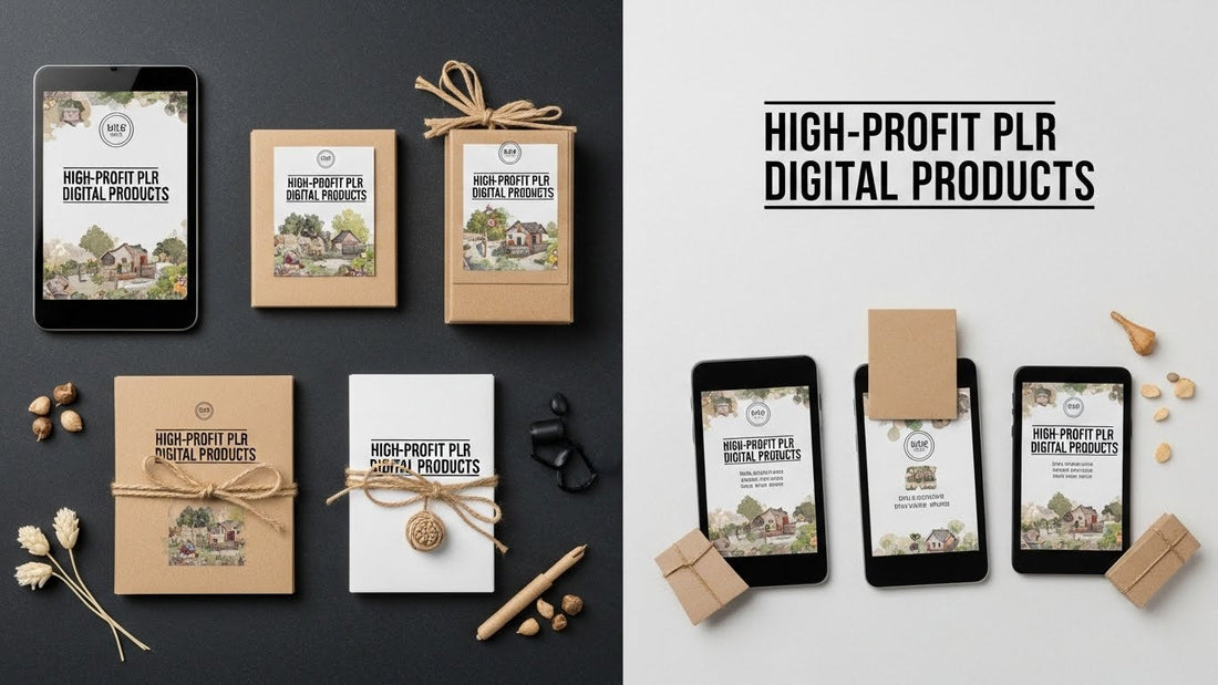 High-profit PLR digital products for US influencers in 2026, including bundles, planners, and AI tools