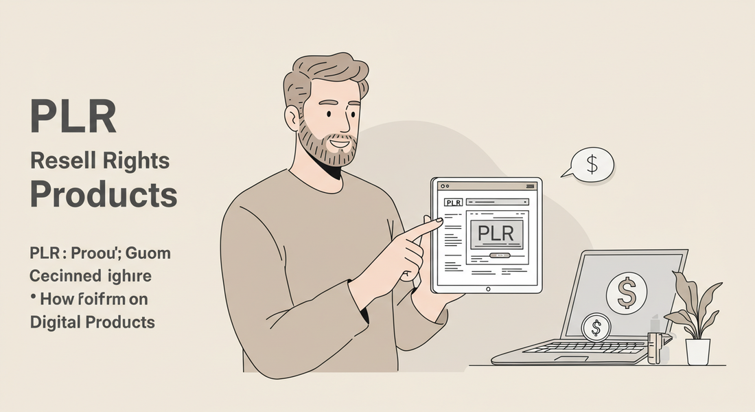 FAQ infographic about PLR digital products and how to profit from resell rights