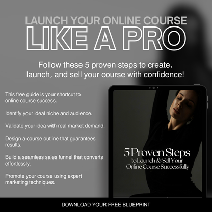 Launch & Sell Your Online Course