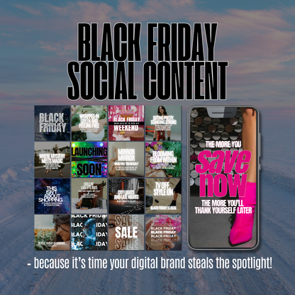 Black Friday Social Content