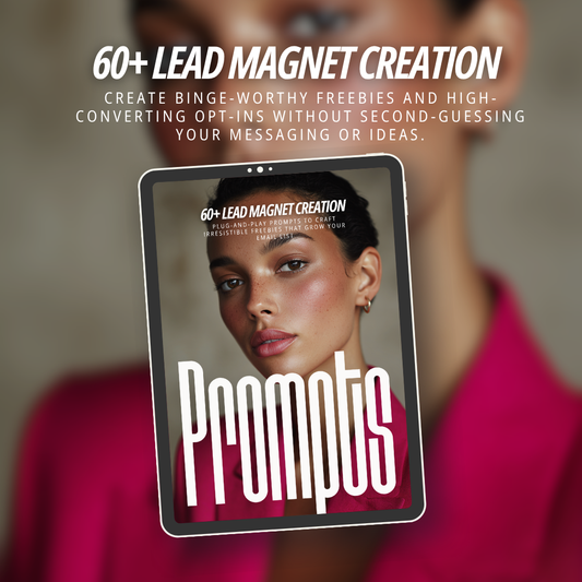 Glossed in Power – 60+ Lead Magnet Creation Prompts (PLR/MRR Included)