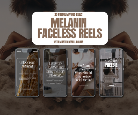 20 Melanin Reels - Resell Ready