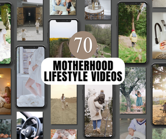 70 Motherhood Lifestyle Reels — PLR & MRR Stock Video Bundle to Boost Engagement, Grow & Profit