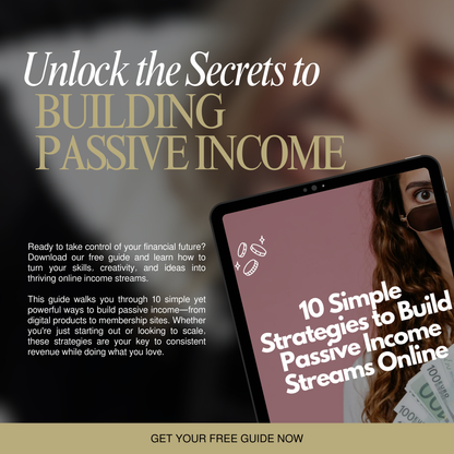 Passive Income Streams Online