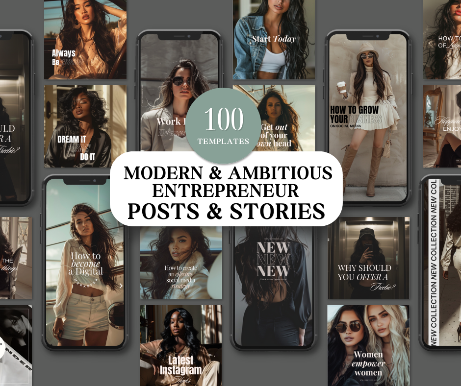 100 Modern & Ambitious Entrepreneur Posts & Stories