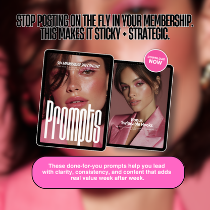 Glossed in Power: Membership Site Content Prompts Vault (PLR + MRR)