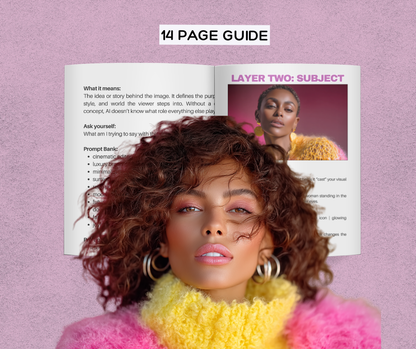 Prompt Stacking Secrets – Smart Prompt System for Midjourney Visuals | 14-Page Guide to Scroll-Stopping AI Images