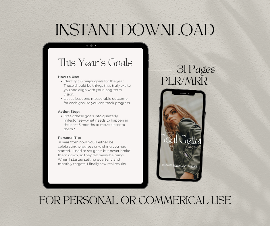 Goal Getter Planner