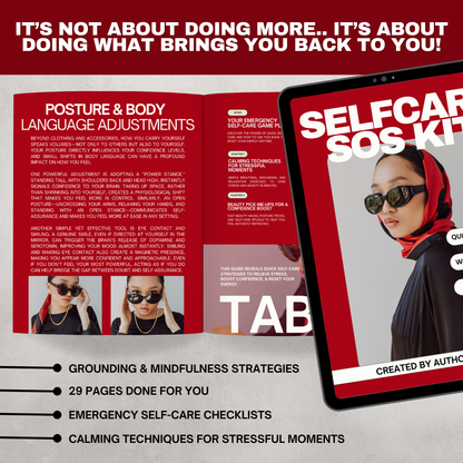 Self-Care SOS Kit – 29-Page Emergency Reset for Mind, Mood & Confidence