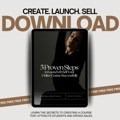 Launch & Sell Your Online Course