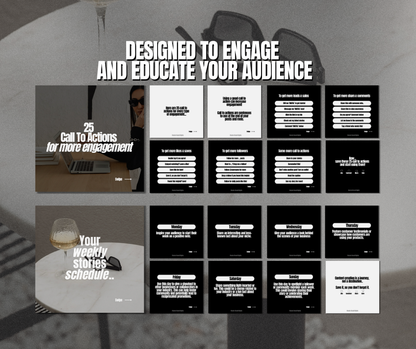 30 Digital Marketing Carousels — 228 DFY Faceless Social Media Posts to Educate, Engage & Grow Faster