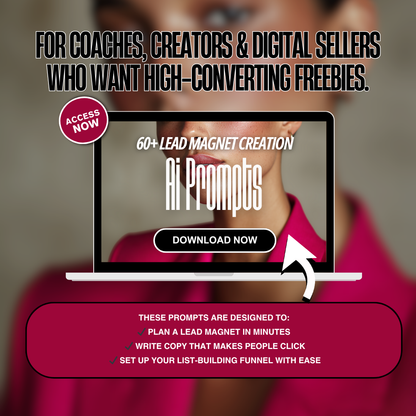 Glossed in Power – 60+ Lead Magnet Creation Prompts (PLR/MRR Included)