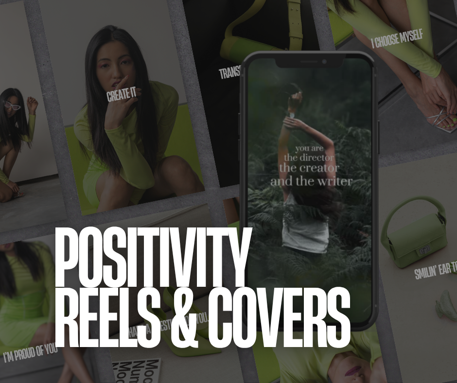 Positivity Pop Collection Bundle – Brat Aesthetic Canva Templates for Reels, Blogs, Posts, Stories & eBook