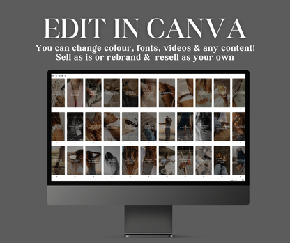 77 Positive Affirmations Instagram Story Templates | Editable Canva Templates | PLR Digital Product | Commercial Use | Instant Download