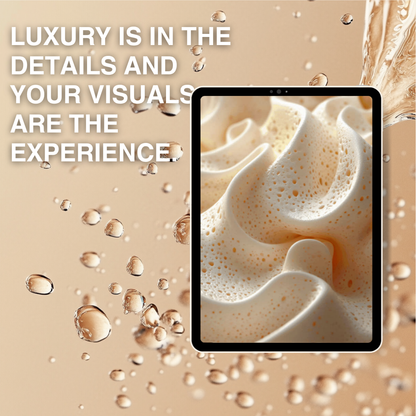 Luxury Skincare Textures: 100+ Clean Beauty Visuals for Creators (With PLR/MRR Rights)