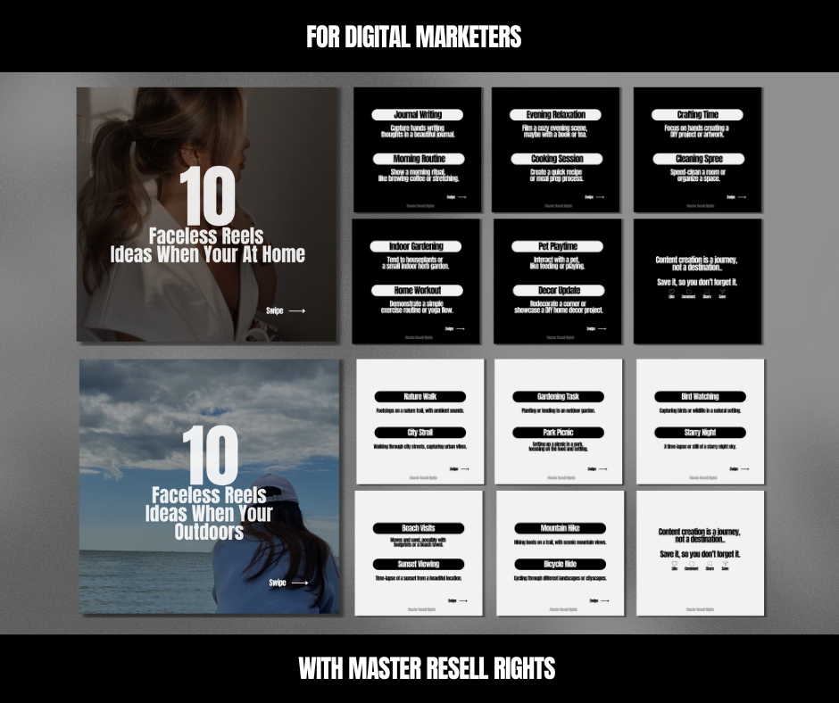 30 Days Of Digital Marketing Carousels Bundle