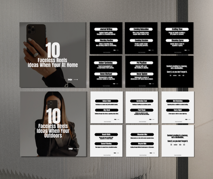 30 Digital Marketing Carousels — 228 DFY Faceless Social Media Posts to Educate, Engage & Grow Faster