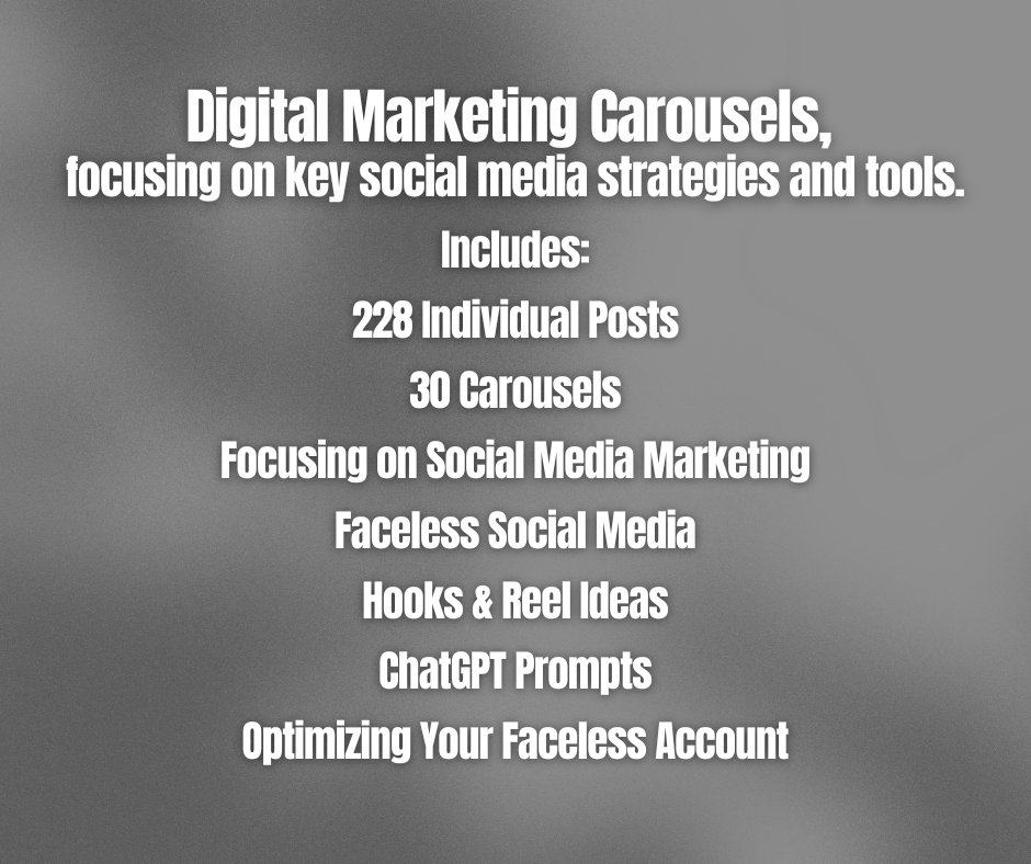 30 Days Of Digital Marketing Carousels Bundle