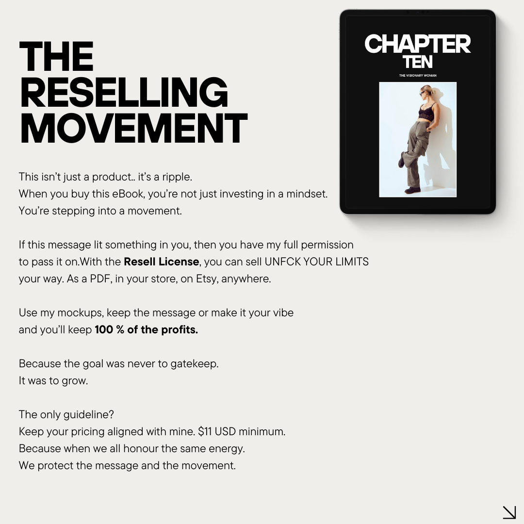 UnF*ck Your Limits – 70-Page Mindset & Self-Worth Transformation Ebook (PLR)