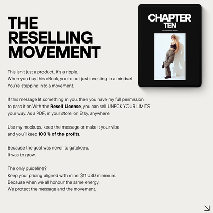 UnF*ck Your Limits – 70-Page Mindset & Self-Worth Transformation Ebook (PLR)