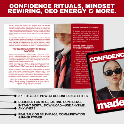 Confidence Made Easy: The Ultimate Glow-Up Guide to Fierce Self-Belief & Magnetic Presence (eBook)
