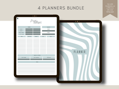 Digital Planner Bundle - 4 Planners