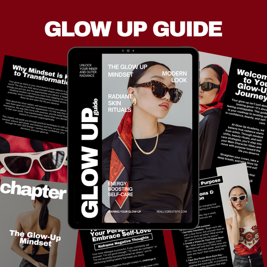 Glow Up Guide: Confidence, Beauty & Self-Care Blueprint (Digital eBook + Printables)