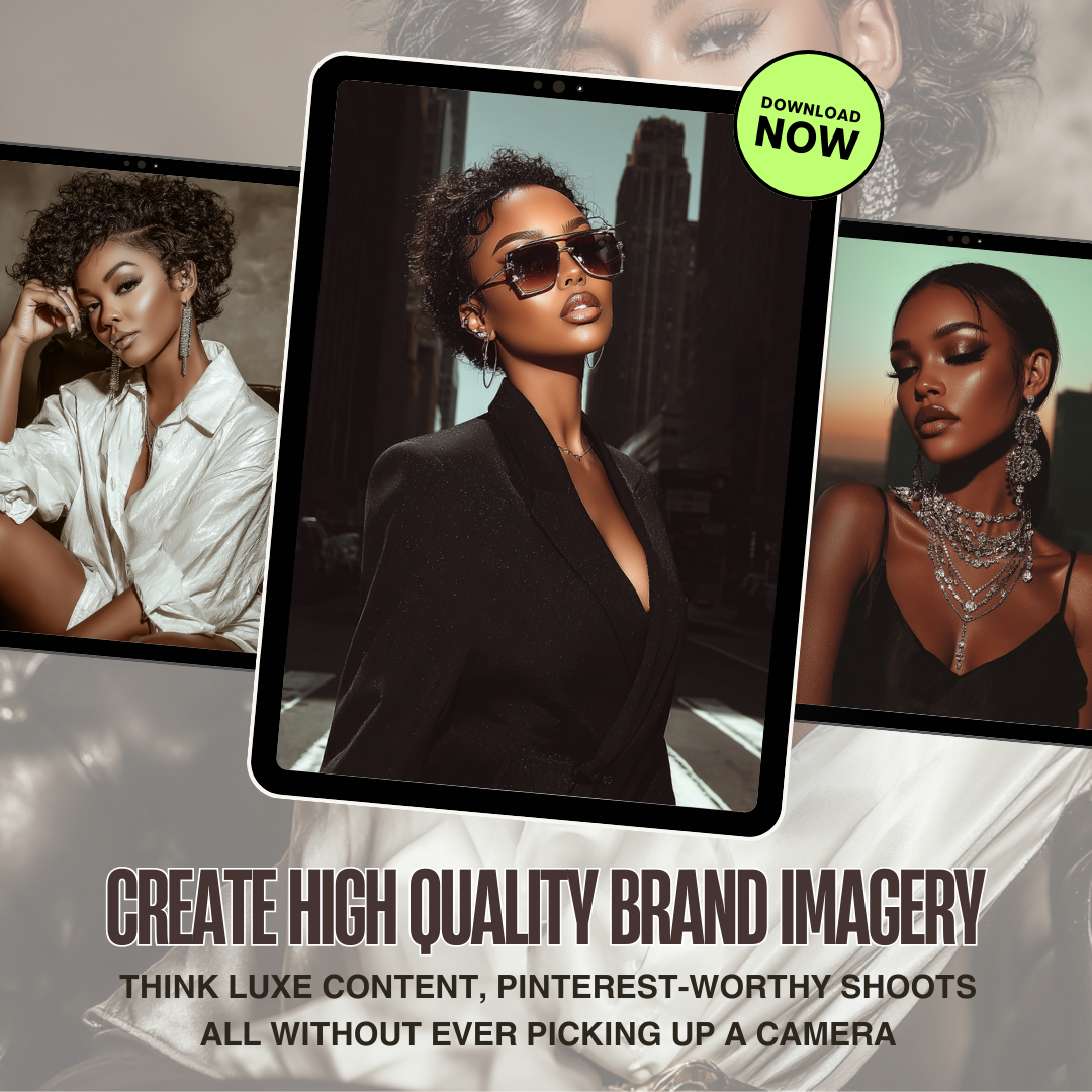 Influencer Energy Prompt Pack – 20 Luxe AI Prompts for Stunning Brand Imagery (MRR & PLR)