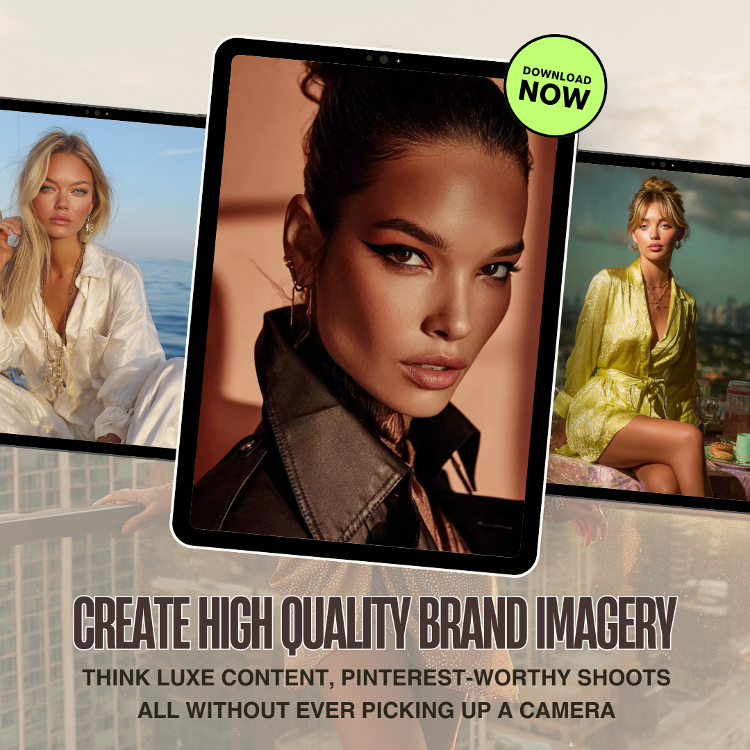 Icon Energy Prompt Pack – 20 Luxe AI Prompts with MRR & PLR for Premium Brand Imagery